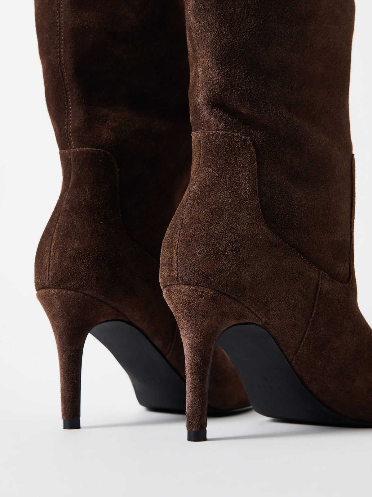 Leather High-Heel Shoes