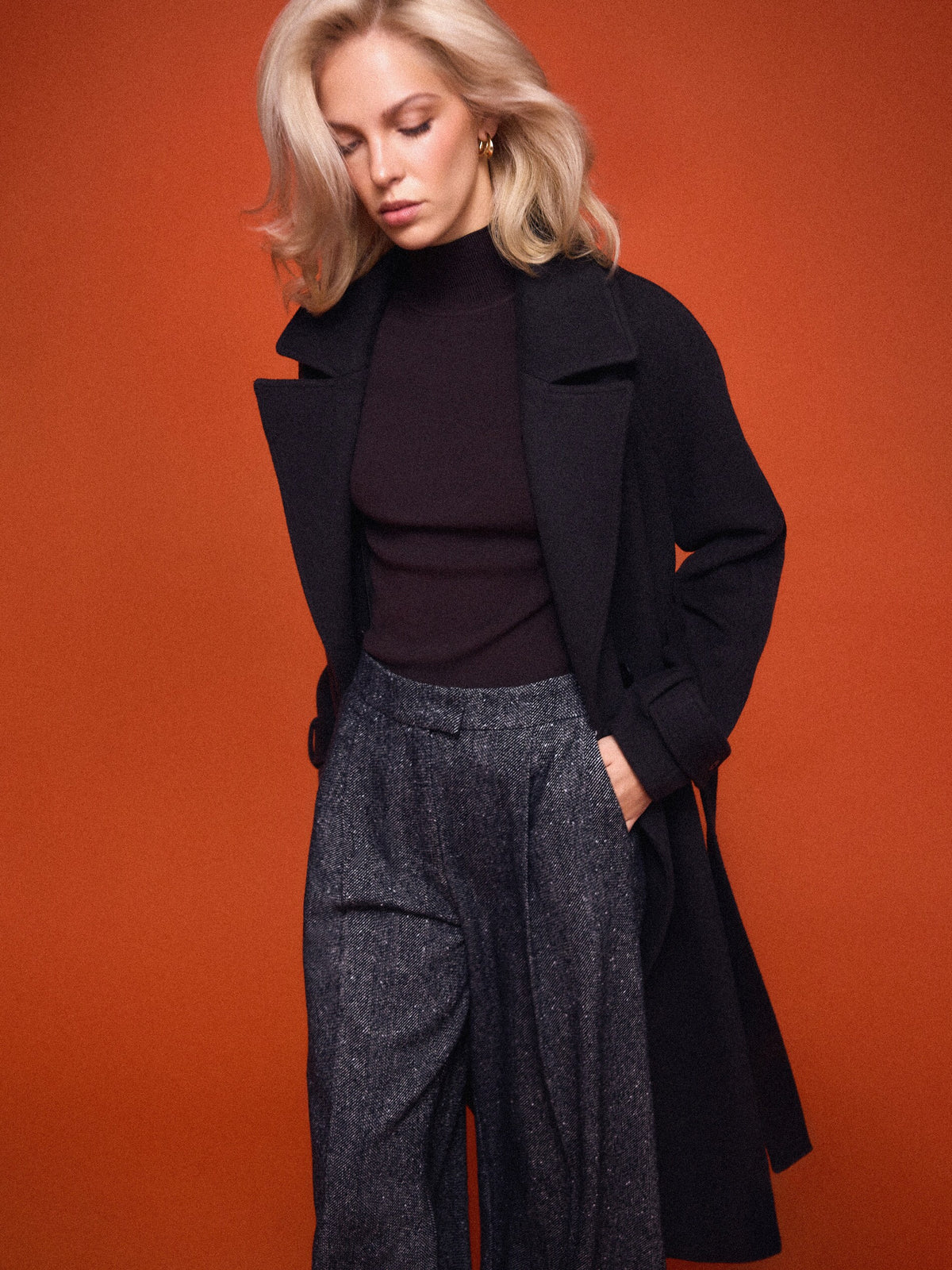 Wool Blend Coat