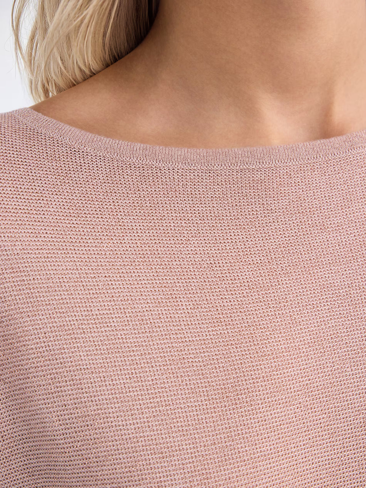 Blouse with Metallic Thread